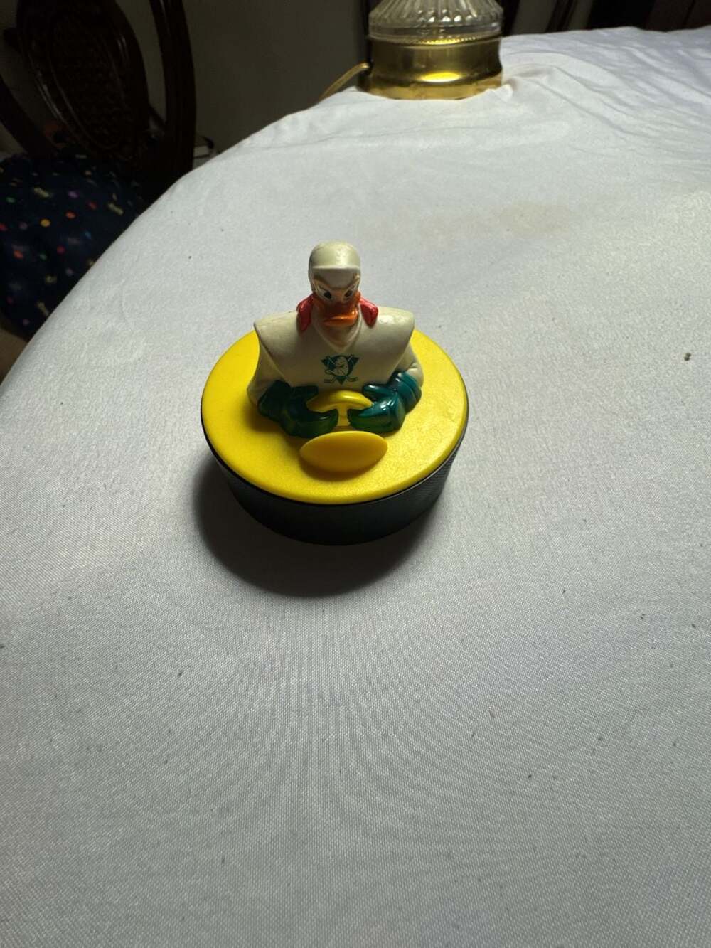 1996 Mighty Duck McDonalds #15 Hockey Puck Mobile G15 - Picture 1 of 3